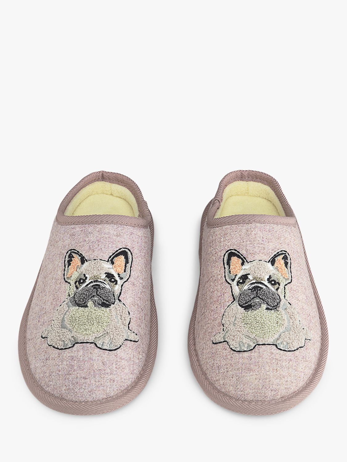 Buy Radley Rose The Frenchie Mule Slippers, Pink Online at johnlewis.com