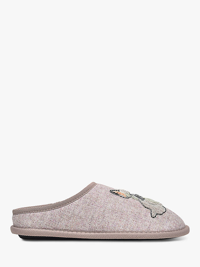 Radley Rose The Frenchie Mule Slippers, Pink