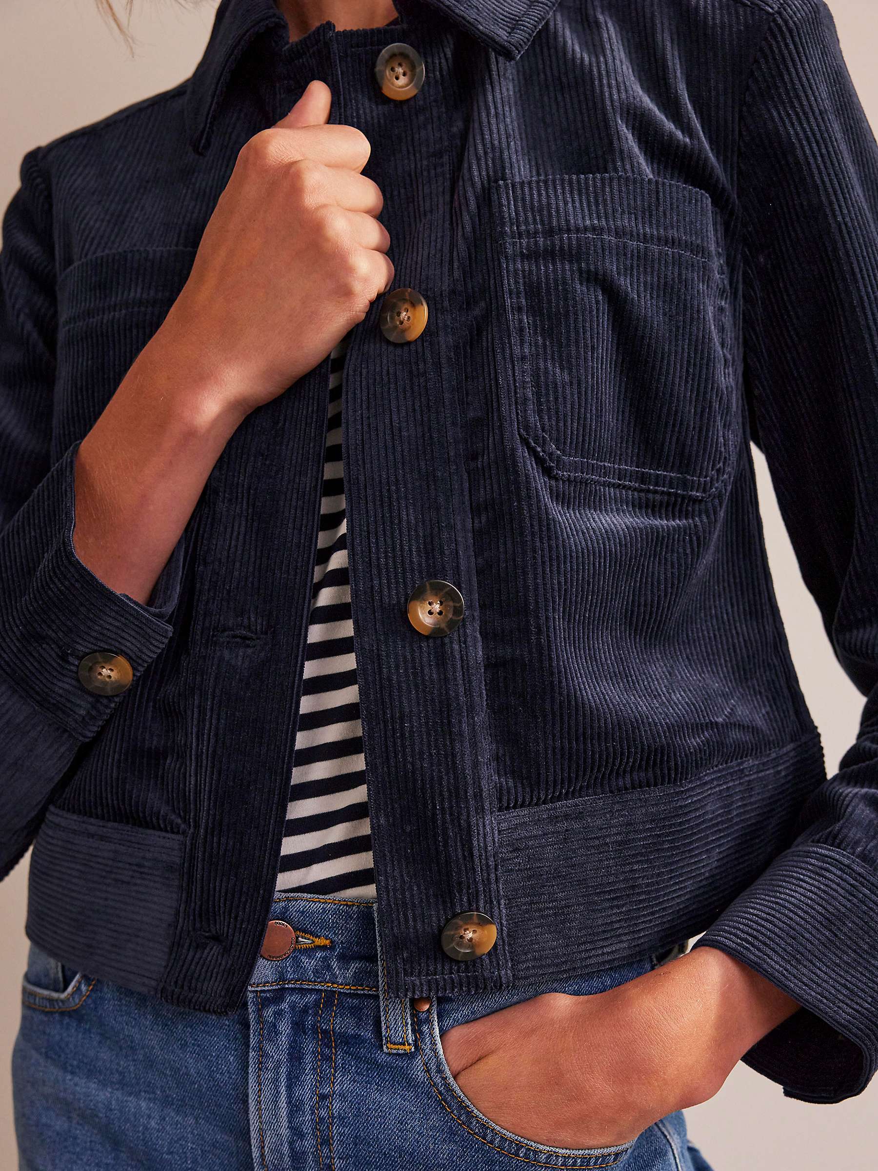 Buy Boden Boxy Cord Jacket Online at johnlewis.com