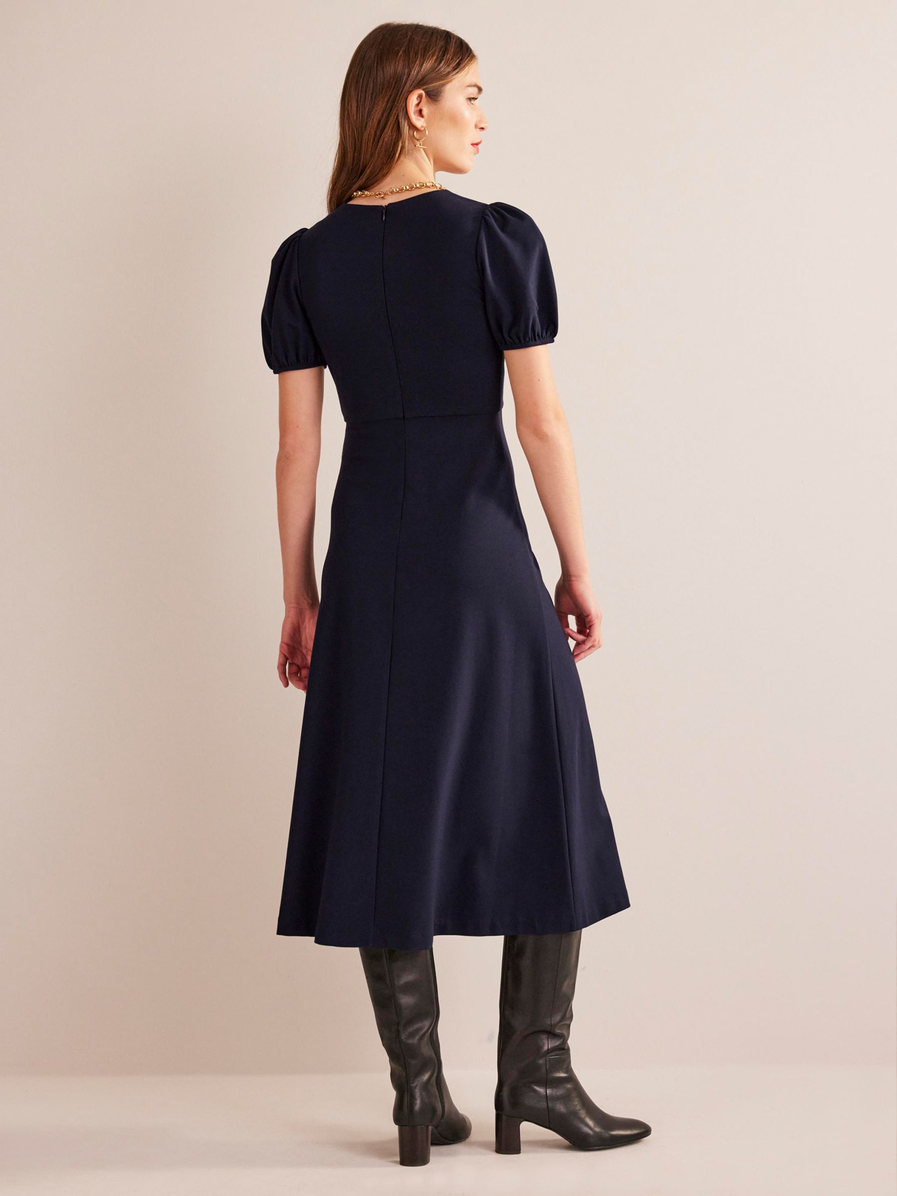 Buy Boden Nancy Empire Line Midi Dress Online at johnlewis.com