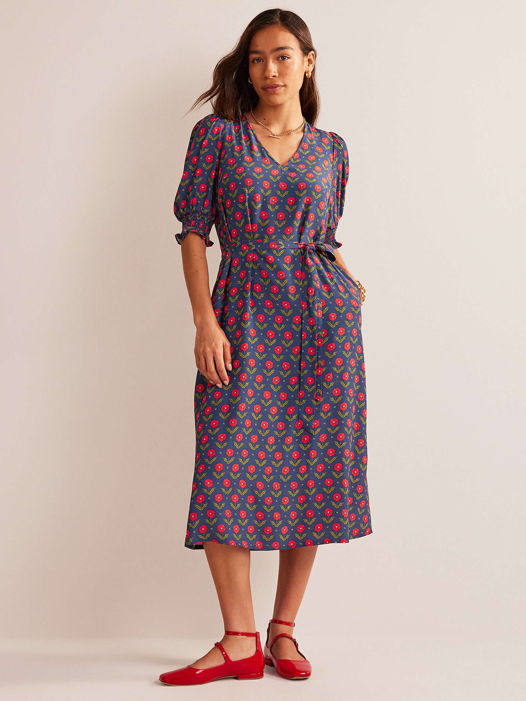 Buy Boden Daisy Ecovero Smock Dress Online at johnlewis.com