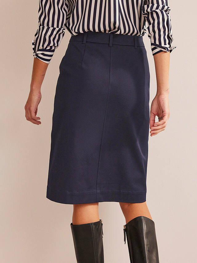 Boden A Line Cargo Skirt, Navy