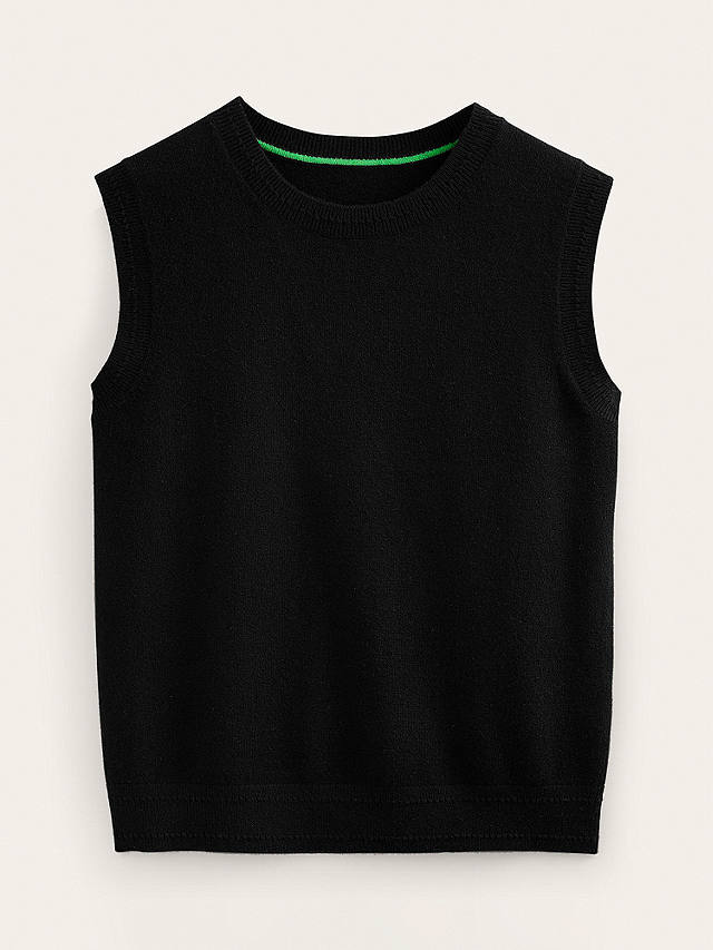 Boden Eva Cashmere Tank Top, Black