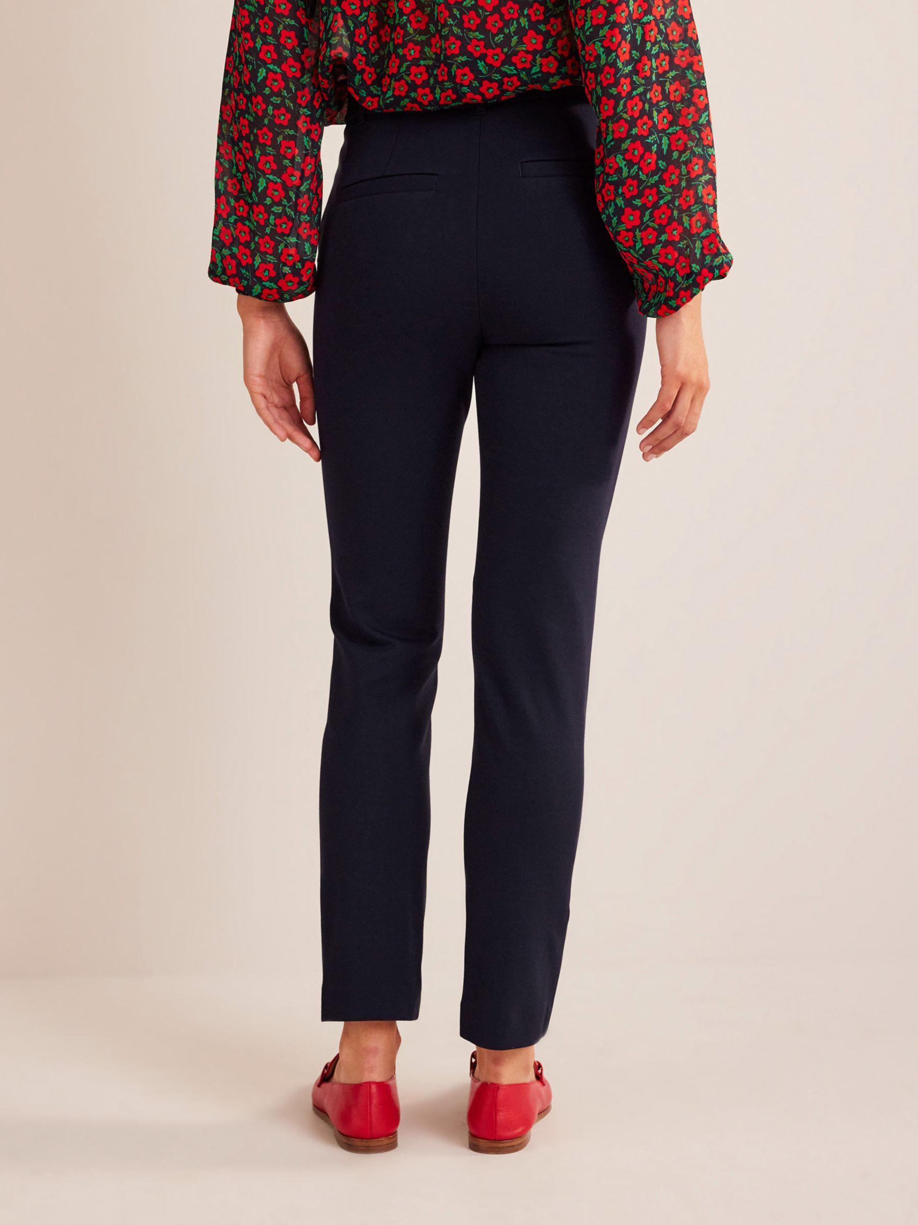 Buy Boden Red Highgate Ponte Trousers from Next USA