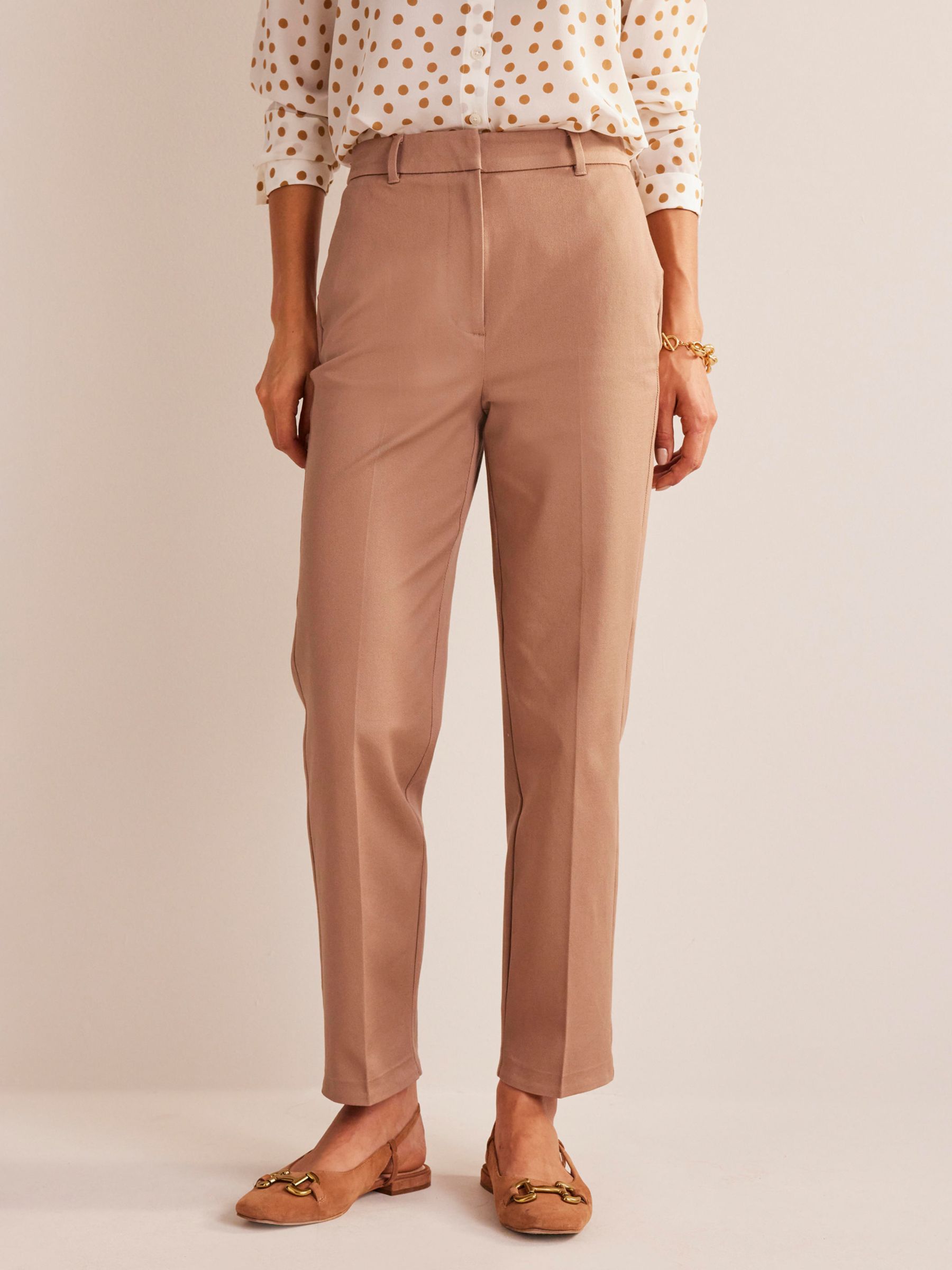 LIMITED COLLECTION Curve Camel Brown Stretch Ribbed Leggings