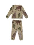 Chelsea Peers Kids' Leopard Print Pyjamas