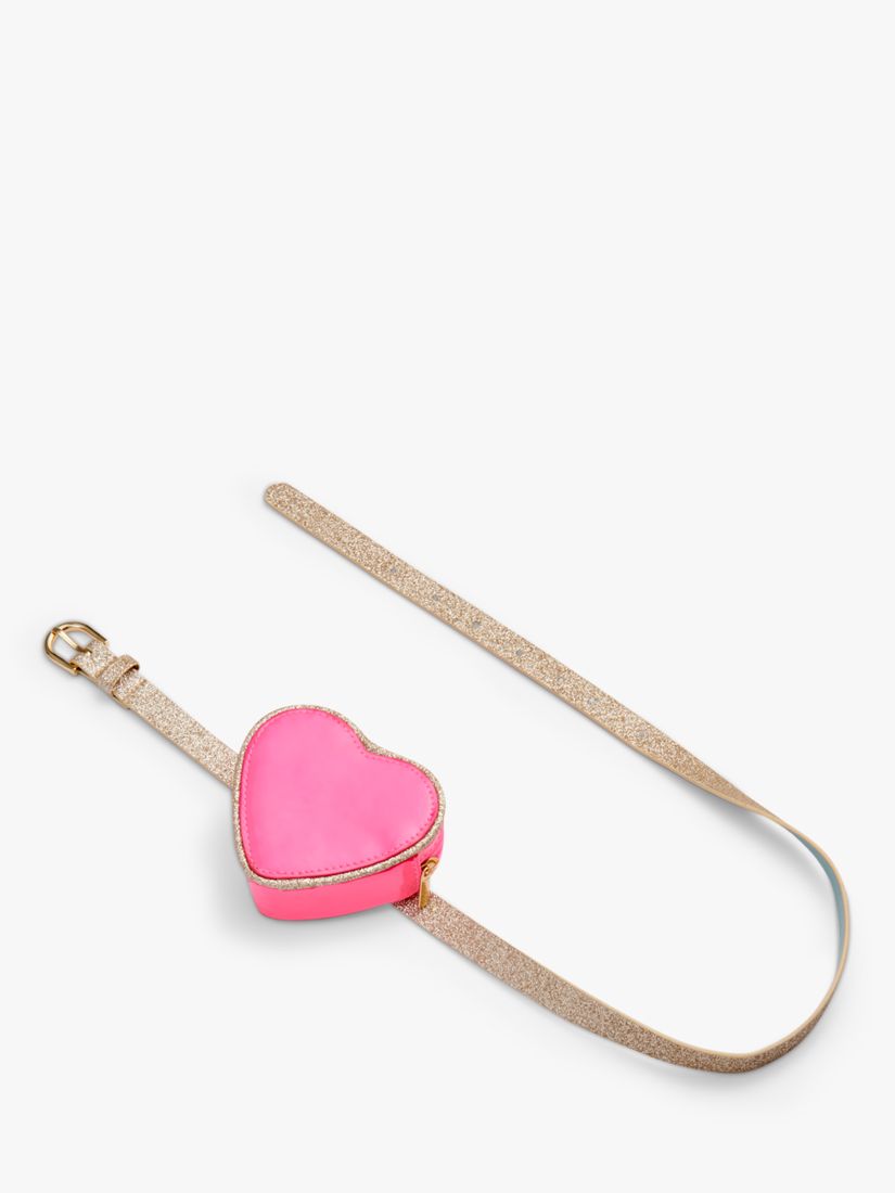Buy Stych Kids' Glow Girl Heart Purse Belt, Pink/Multi Online at johnlewis.com