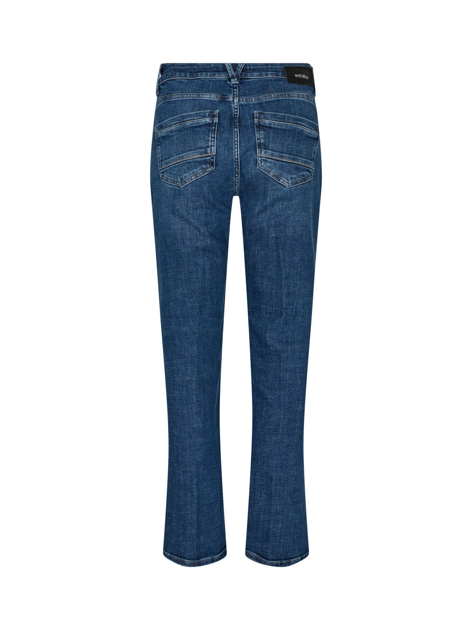 Buy MOS MOSH Everest Ave Mid Rise Straight Jeans, Blue Online at johnlewis.com