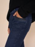 MOS MOSH Naomi Nola Mid Rise Regular Jeans, Dark Blue