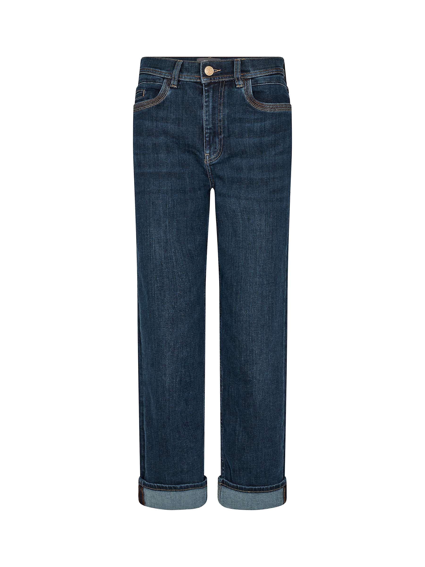 Buy MOS MOSH Verti Nion Boyfriend Fit Jeans, Dark Blue Online at johnlewis.com