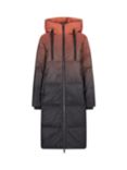 MOS MOSH Nova Dip Dye Hooded Jacket, Burnt Ochre