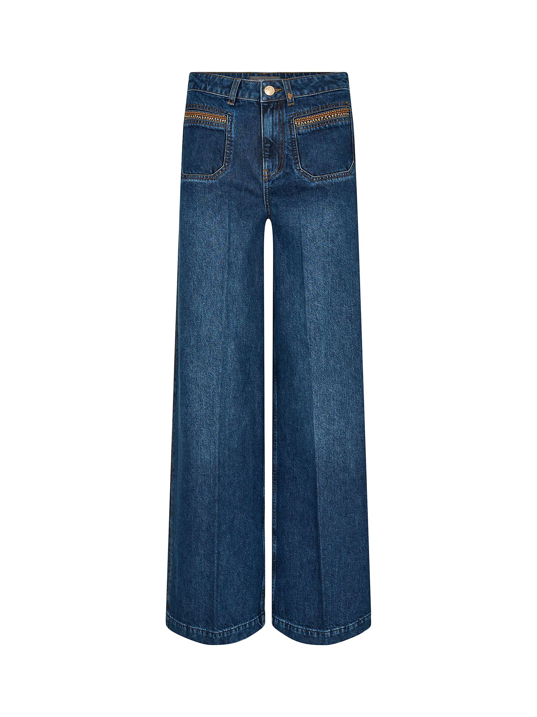 Buy MOS MOSH Colette Sassy High Rise Jeans, Blue Online at johnlewis.com