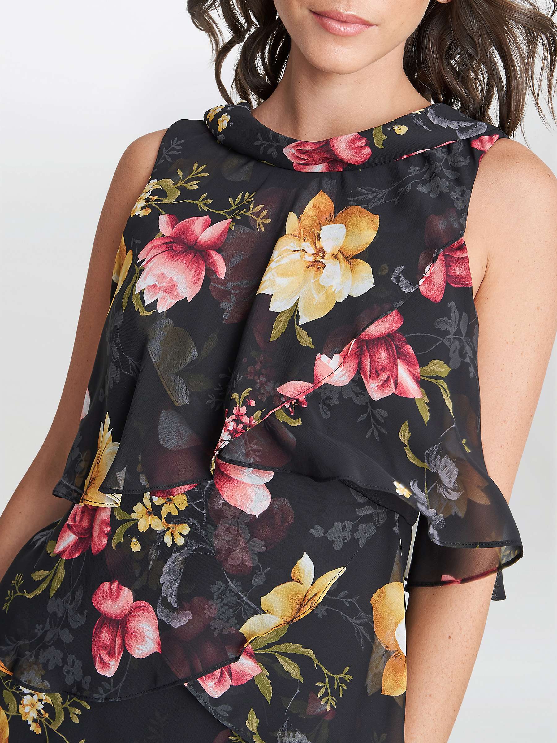 Buy Gina Bacconi Candy Floral Tiered Dress Online at johnlewis.com