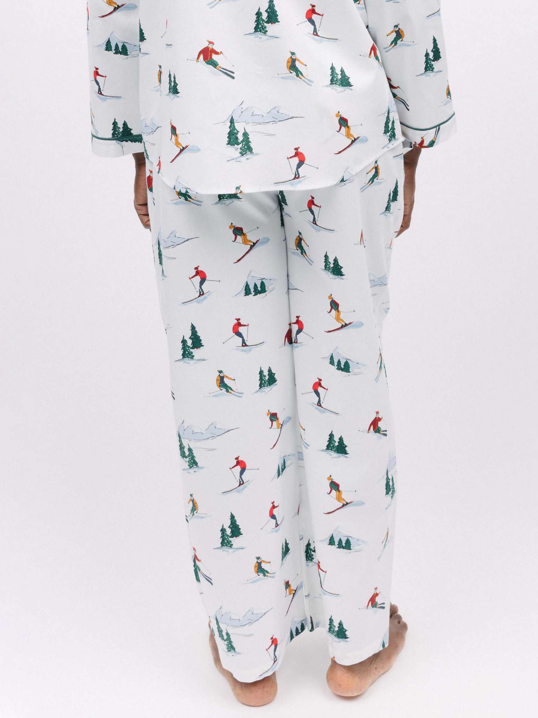 Buy Cyberjammies Whistler Ski Print Pyjama Bottoms, White/Multi Online at johnlewis.com
