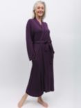 Cyberjammies Berry Jersey Knit Long Dressing Gown, Berry, Berry