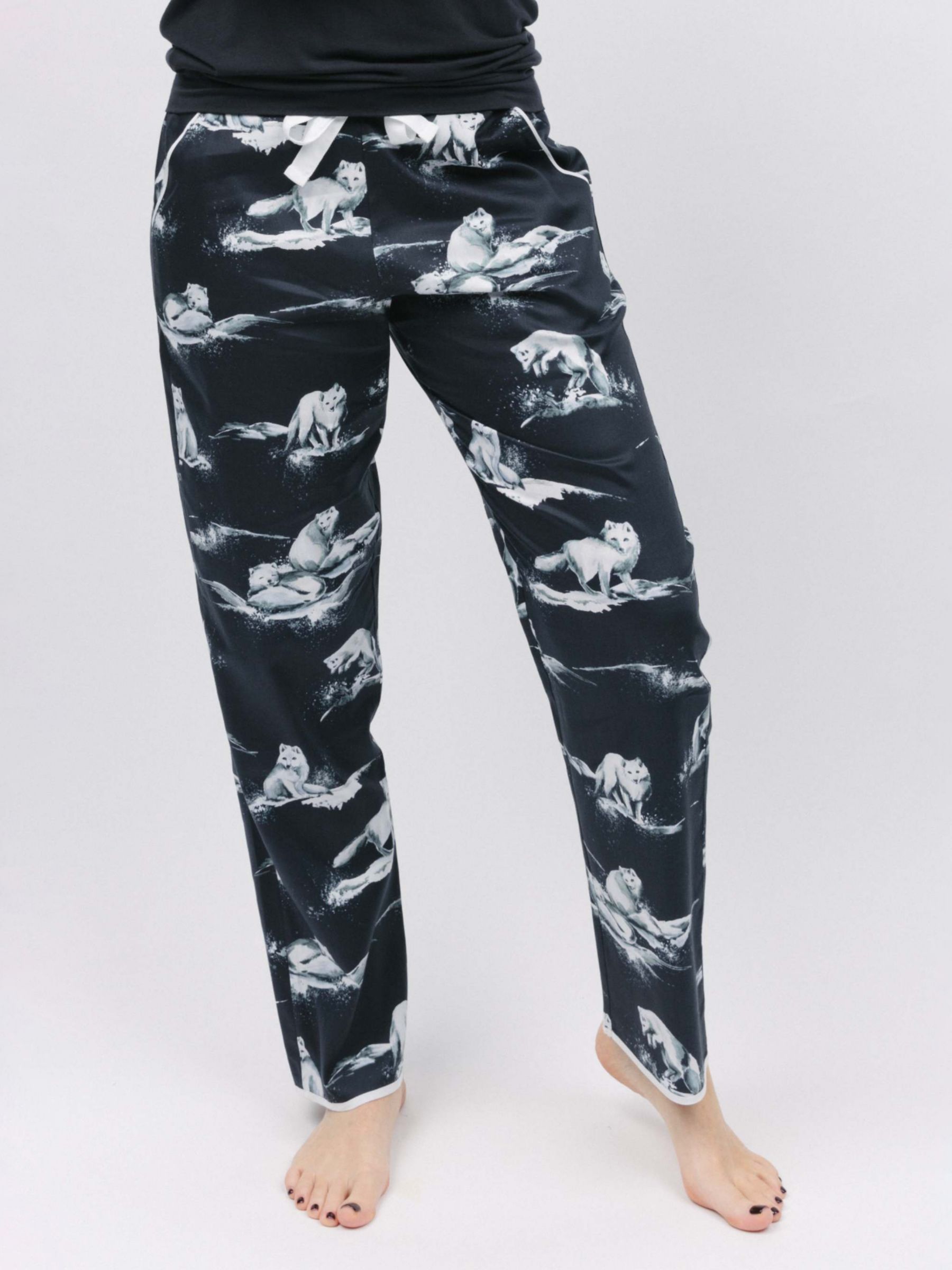 DISOLVE® Women's Plush Fuzzy Printed Pajama Pants Warm Cozy Pj Bottoms  Drawstring Lounge Pants Fleece Sweatpants Fluffy Sleepwear Printed Pajama  (Pack