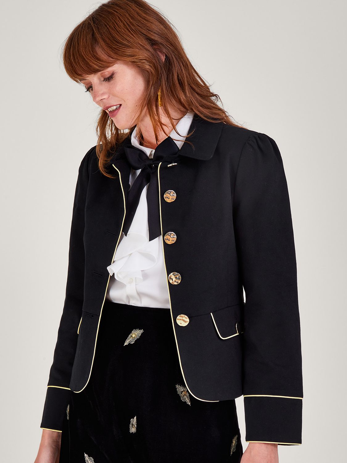 Gold hotsell button jacket