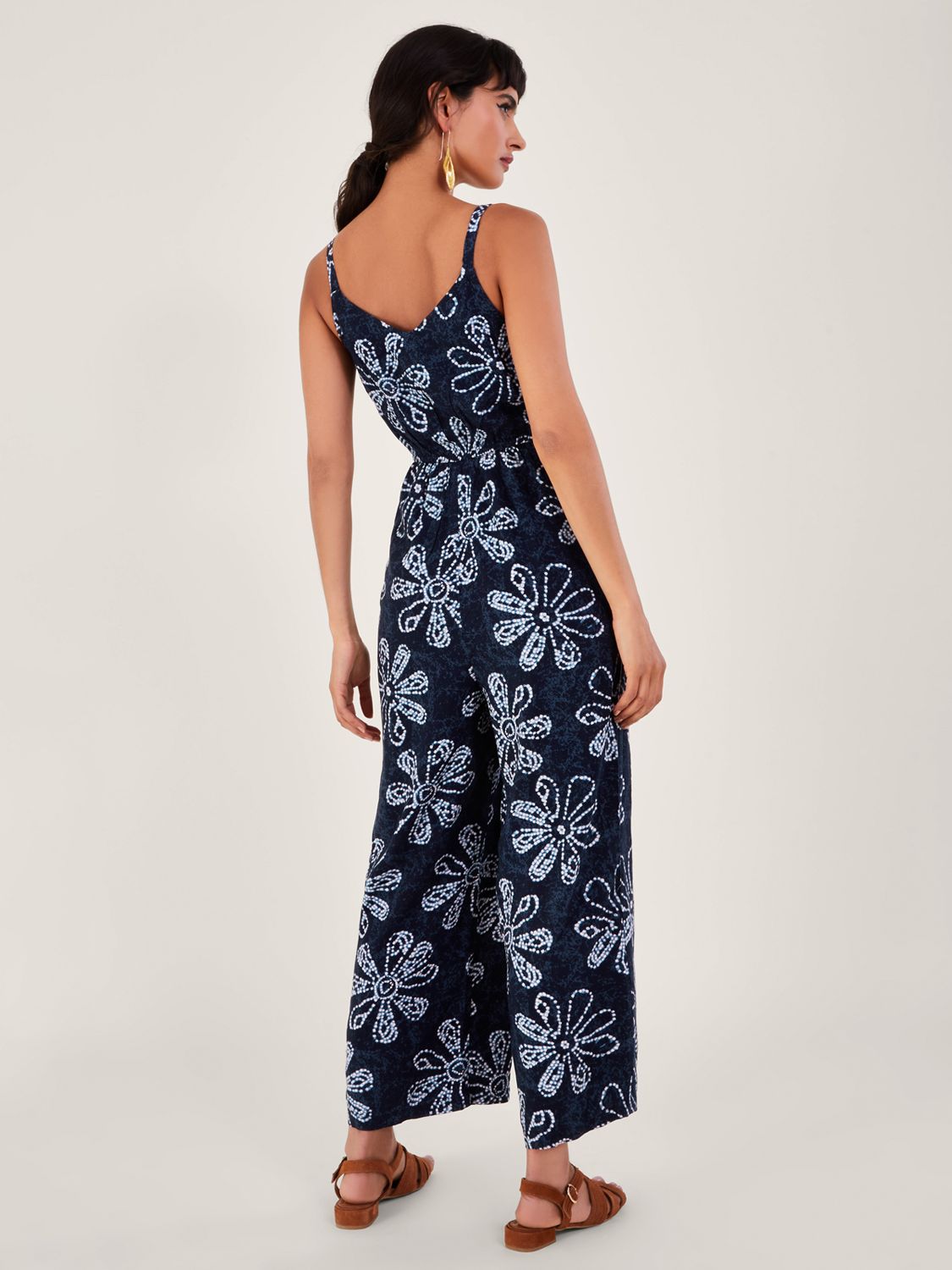 Monsoon navy sales jumpsuit