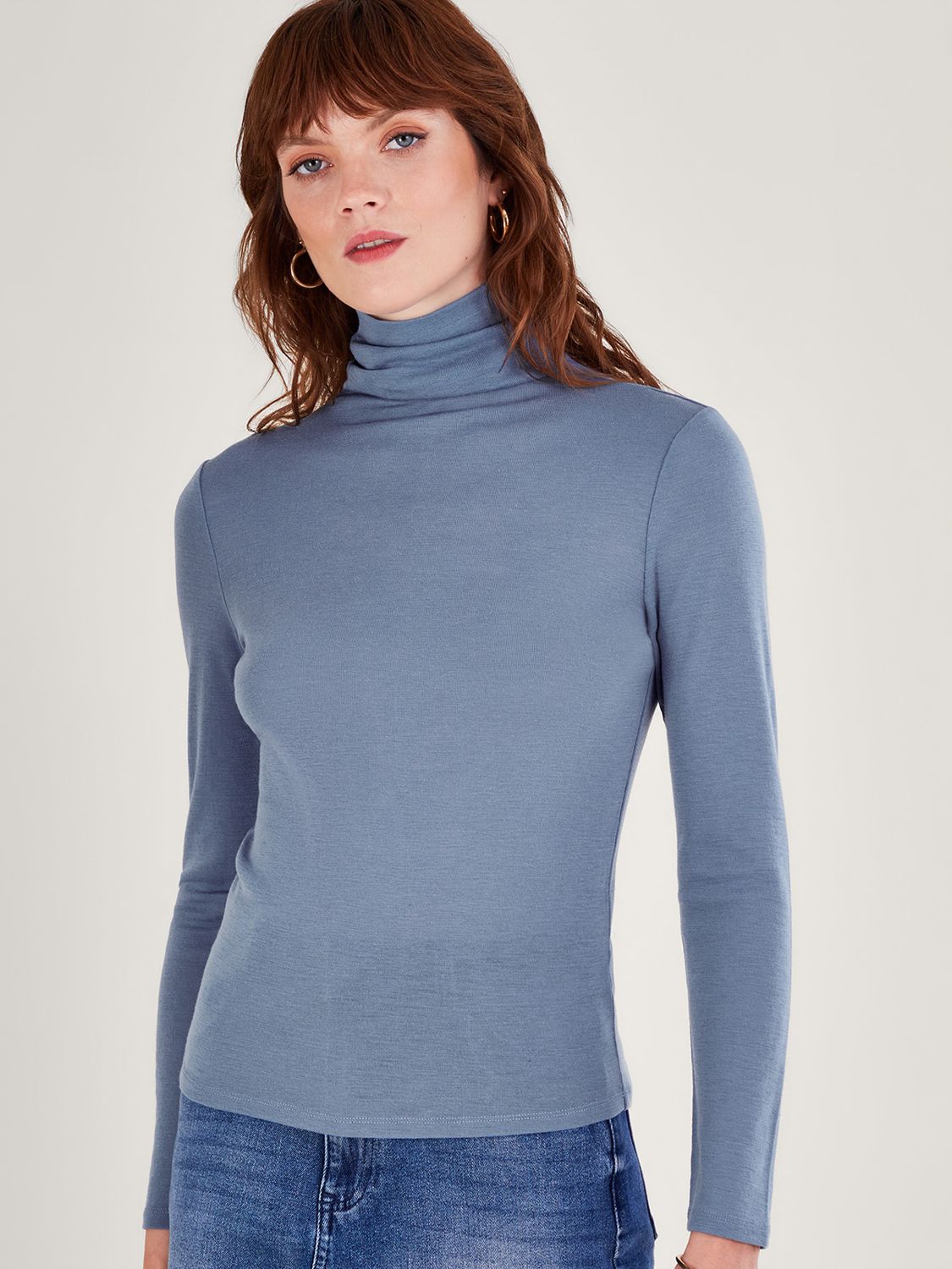 Monsoon Wool Polo Neck Top