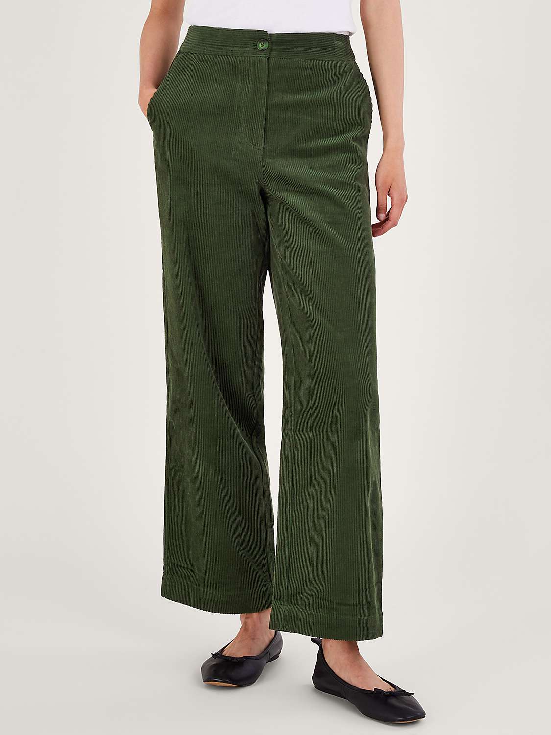 Buy Monsoon Cord Wide Leg Trousers Online at johnlewis.com