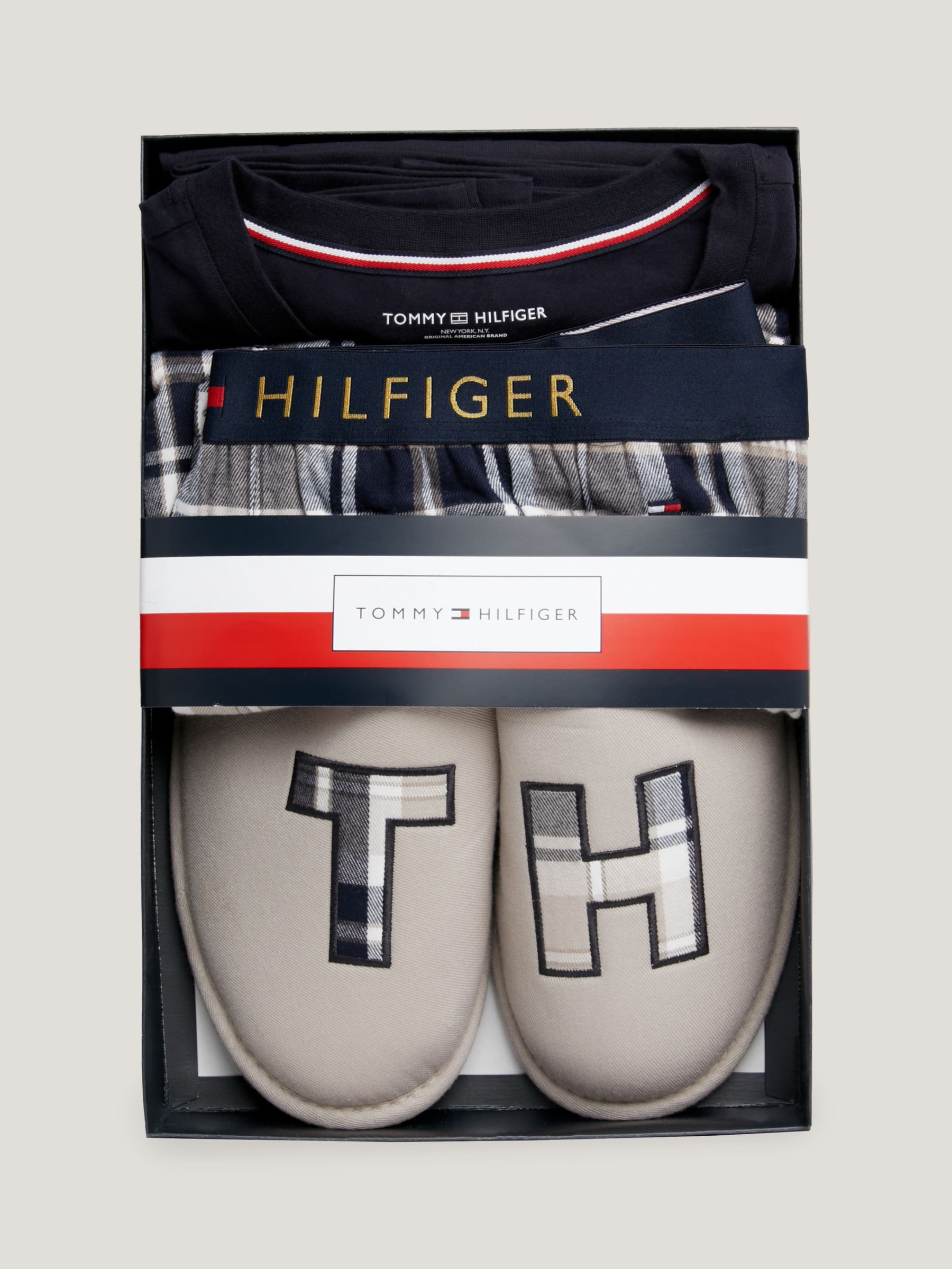 Tommy Hilfiger Coffrets cadeaux pour hommes, White/Desert Sky, L :  : Mode