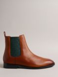 Ted Baker Lineus Leather Chelsea Boots, Tan