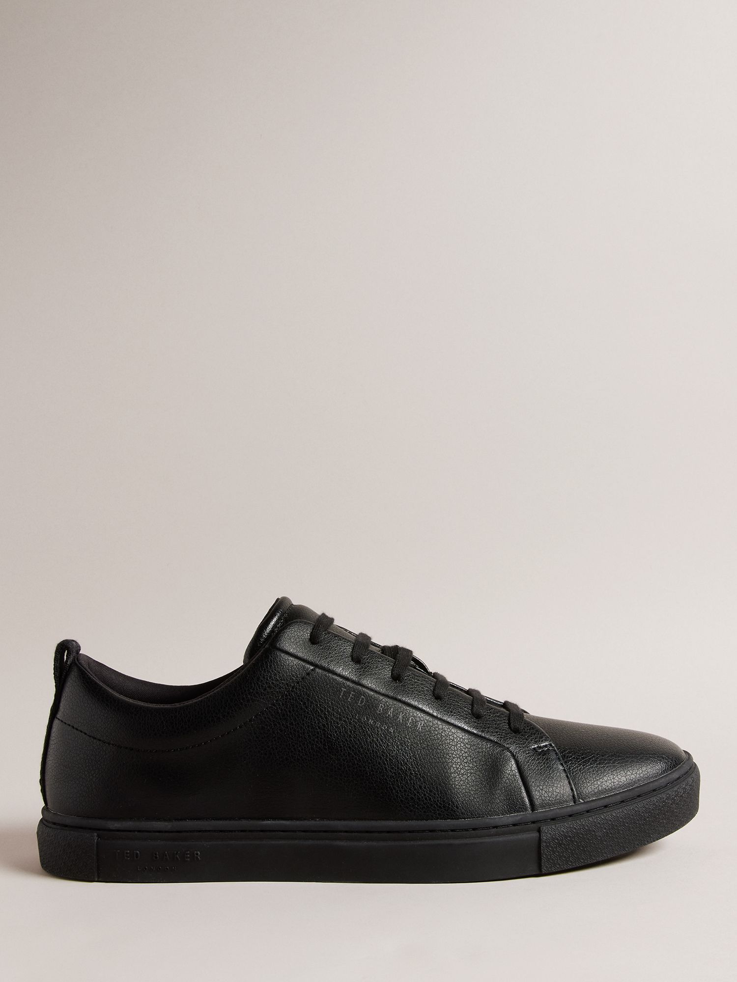 Ted Baker Artem Cupsole Lace Up Trainers, Black at John Lewis & Partners