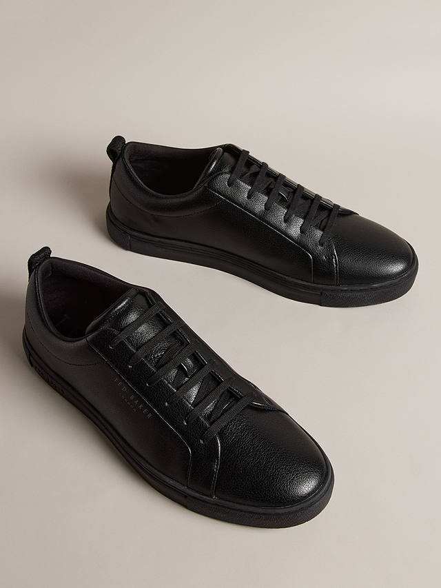 Ted Baker Artem Cupsole Lace Up Trainers, Black Black