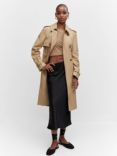 Mango Polana Trench Coat, Camel