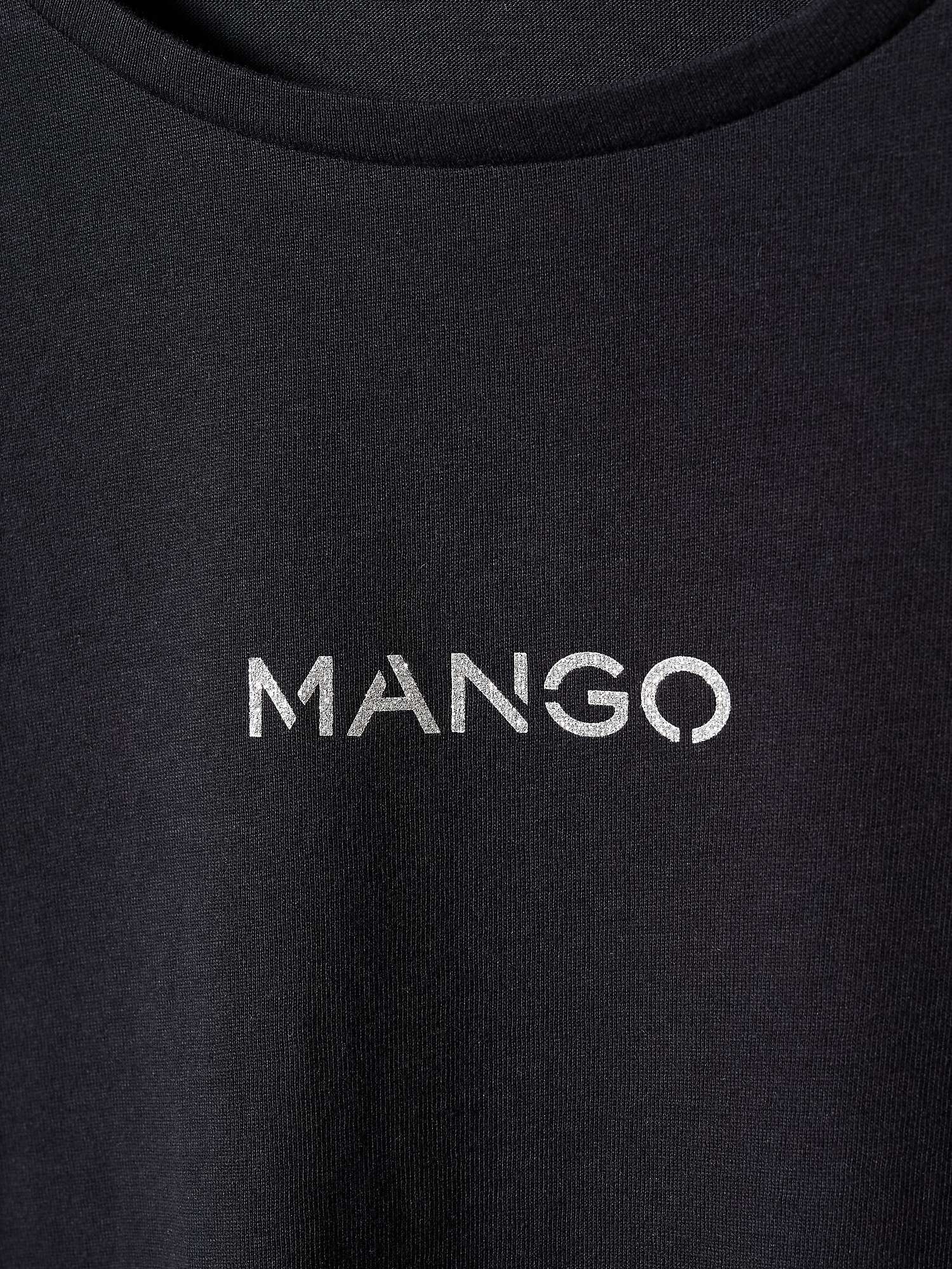 Buy Mango Logo Cotton T-Shirt Online at johnlewis.com