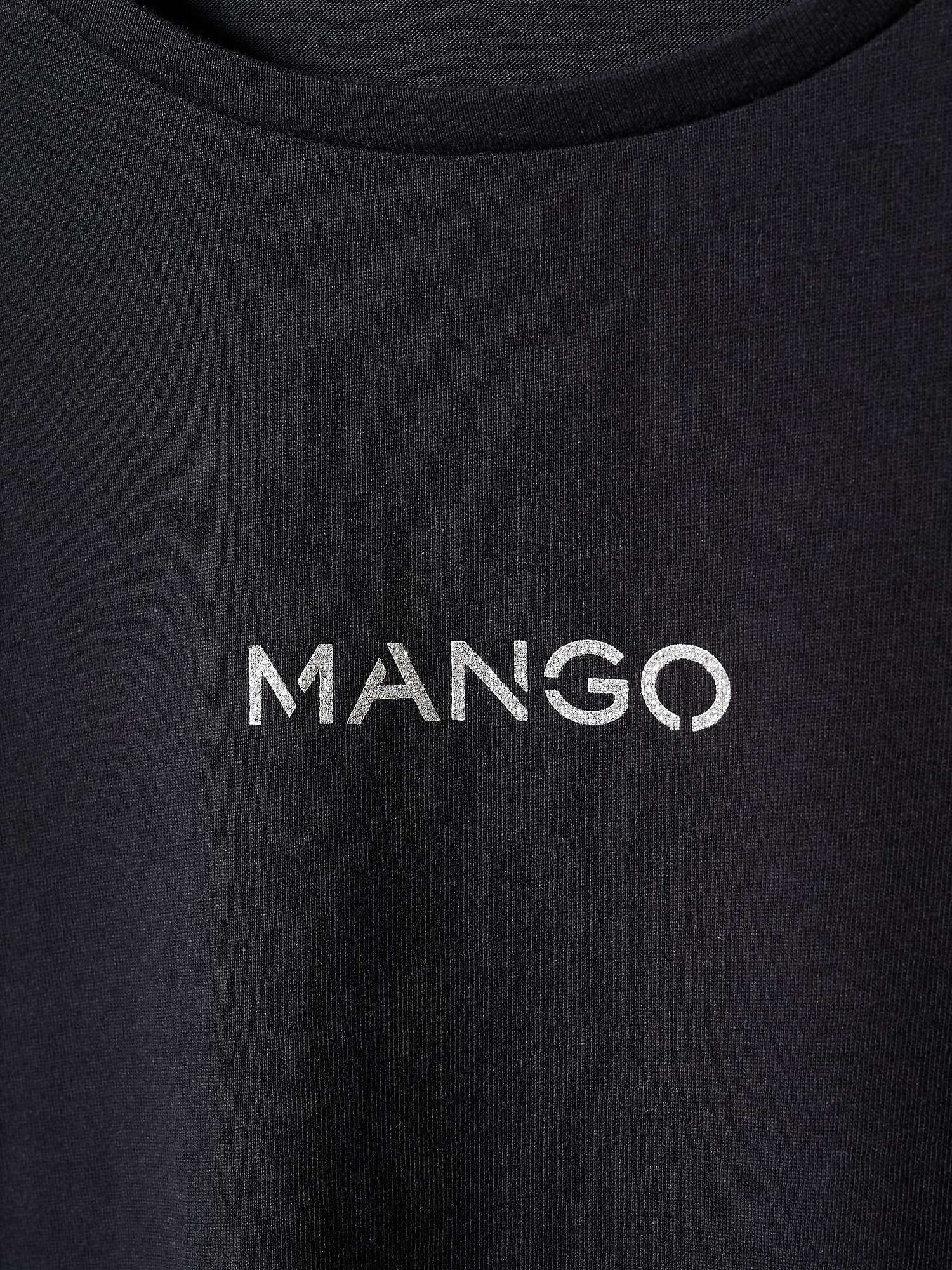 Buy Mango Logo Cotton T-Shirt Online at johnlewis.com