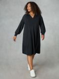 Live Unlimited Curve Jersey Swing Dress, Black