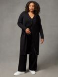 Live Unlimited Curve Knitted Rib Trousers, Black