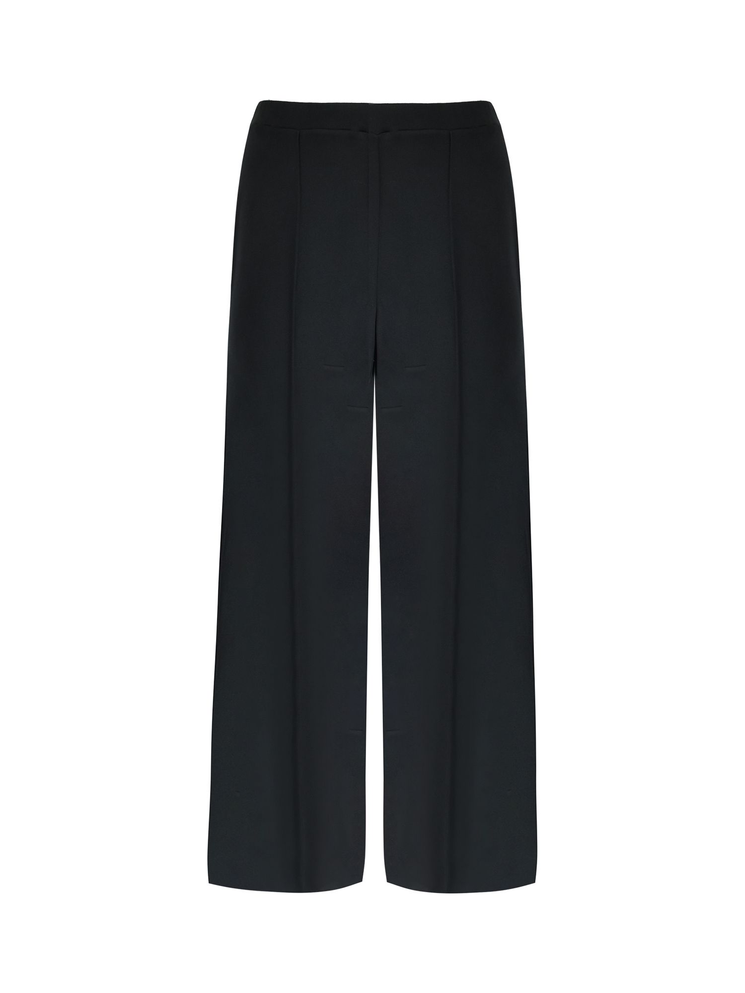 Live Unlimited Curve Jersey Bootleg Trousers, Black at John Lewis ...