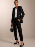 Baukjen Elizabeth Tailored Trousers, Caviar Black