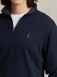 Ralph Lauren Polo Ralph Lauren Quarter Zip Pullover Jumper, Aviator Navy