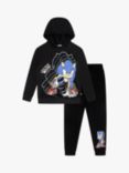 Brand Threads Kids' Sonic Tracksuit, Black