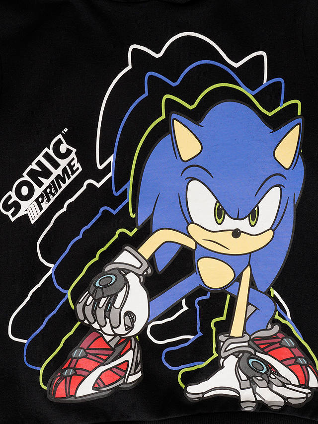 Brand Threads Kids' Sonic Tracksuit, Black