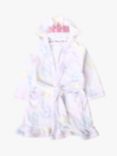 Brand Threads Kids' Disney Princess Hooded Dressing Gown, Multi