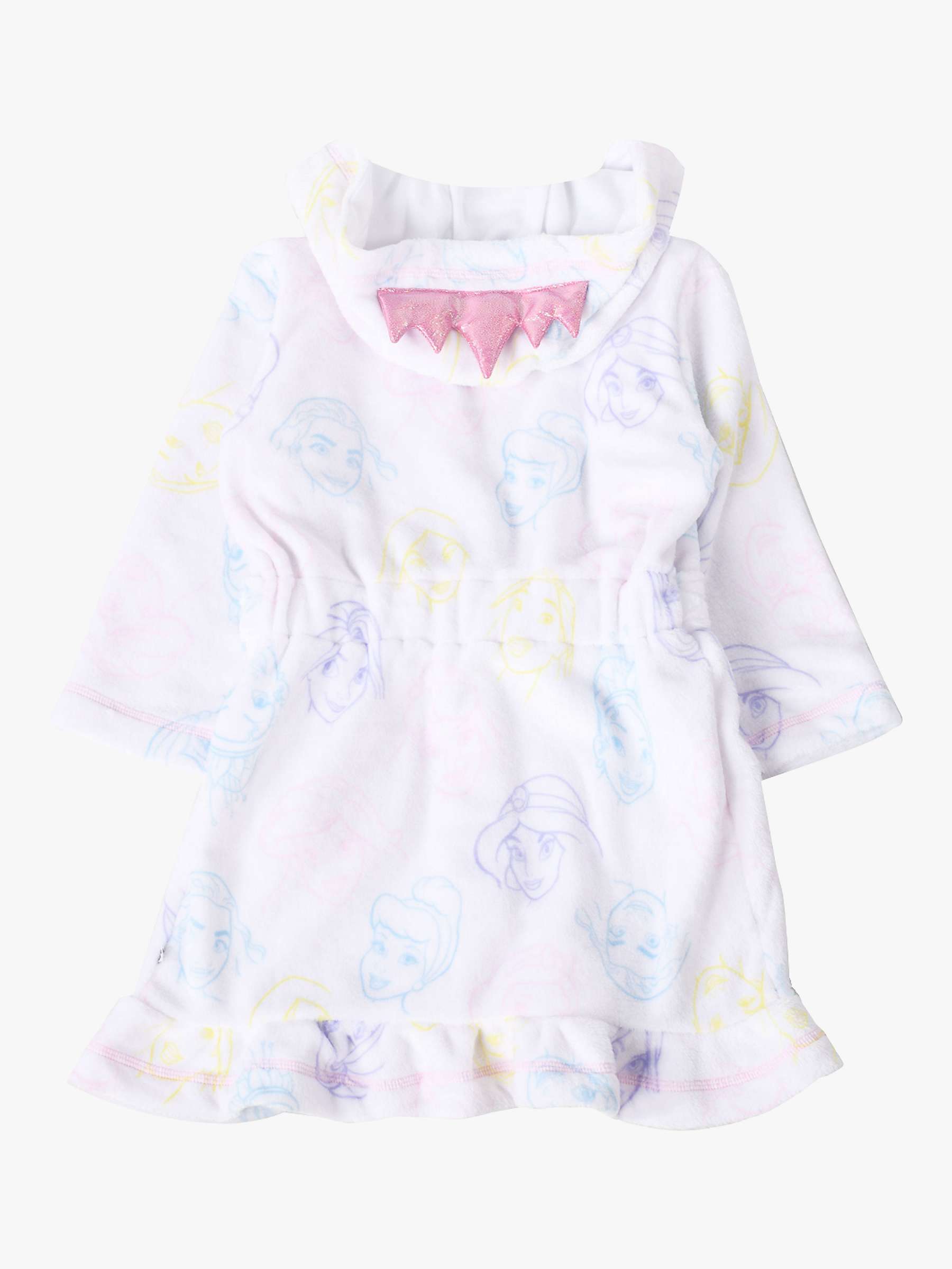 Buy Brand Threads Kids' Disney Princess Hooded Dressing Gown, Multi Online at johnlewis.com