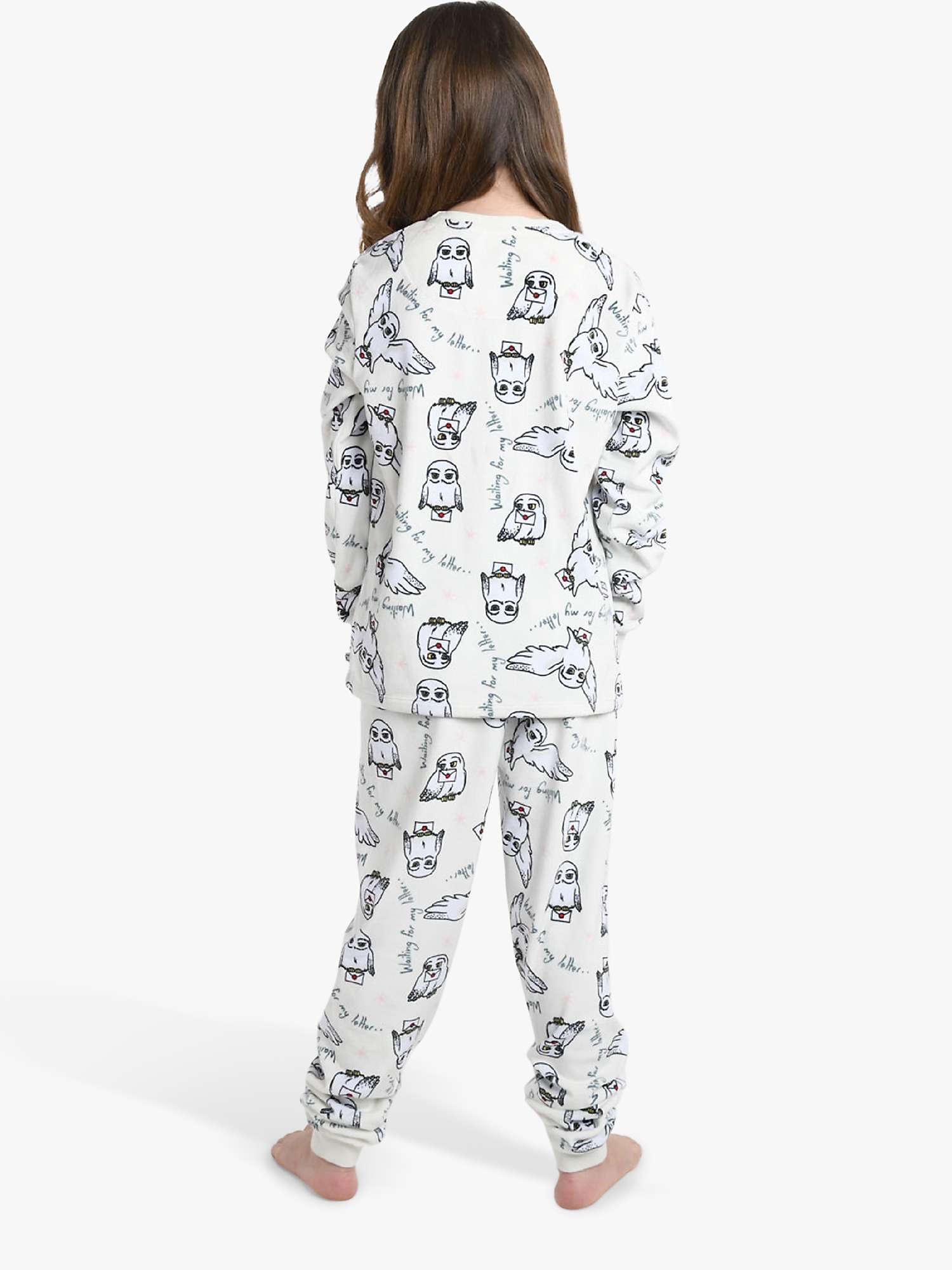 Buy Brand Threads Kids' Harry Potter Fleece Pyjama Set, Multi Online at johnlewis.com