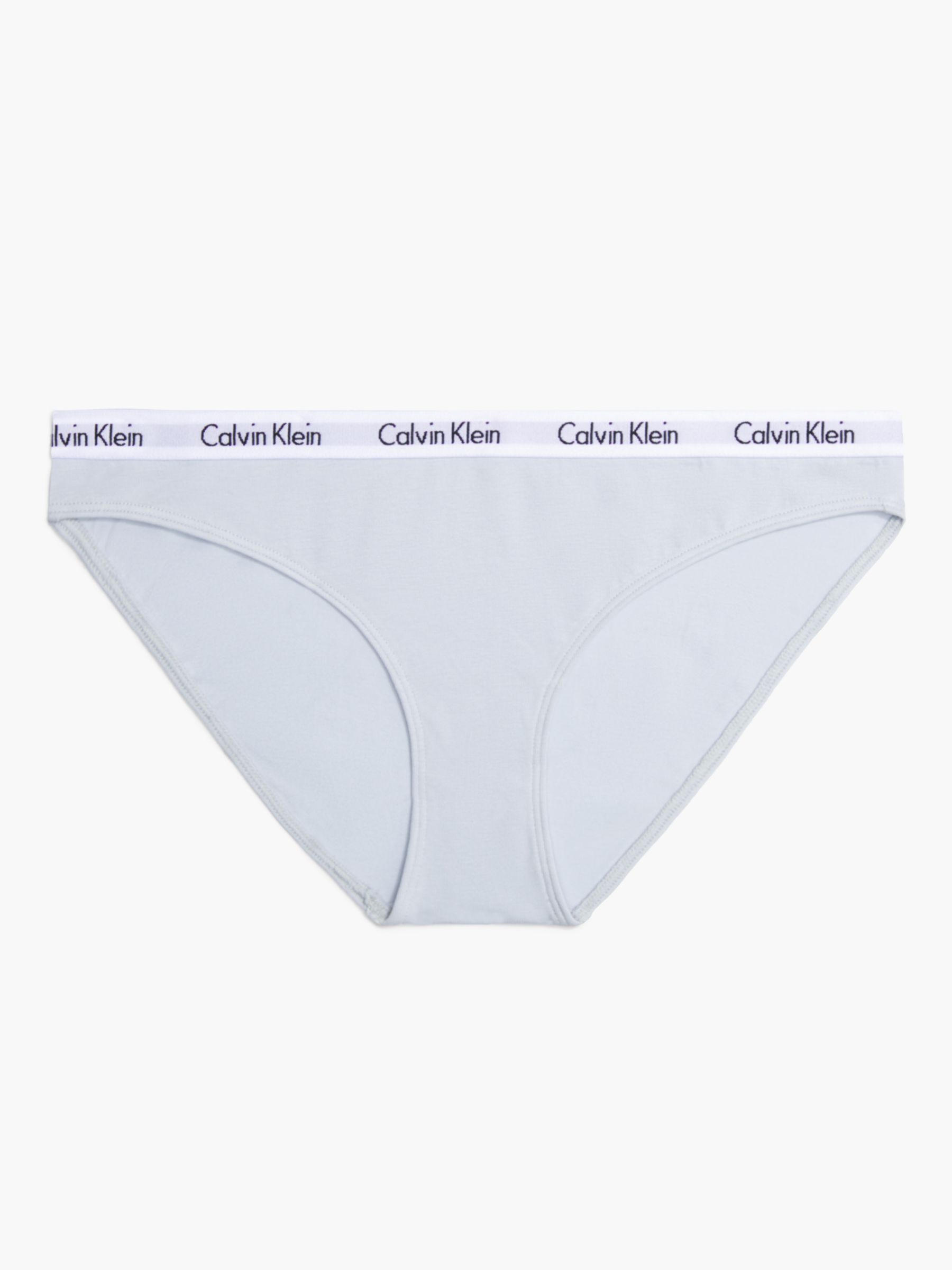 Calvin Klein Carousel Bikini Knickers, Arctic Ice at John Lewis & Partners