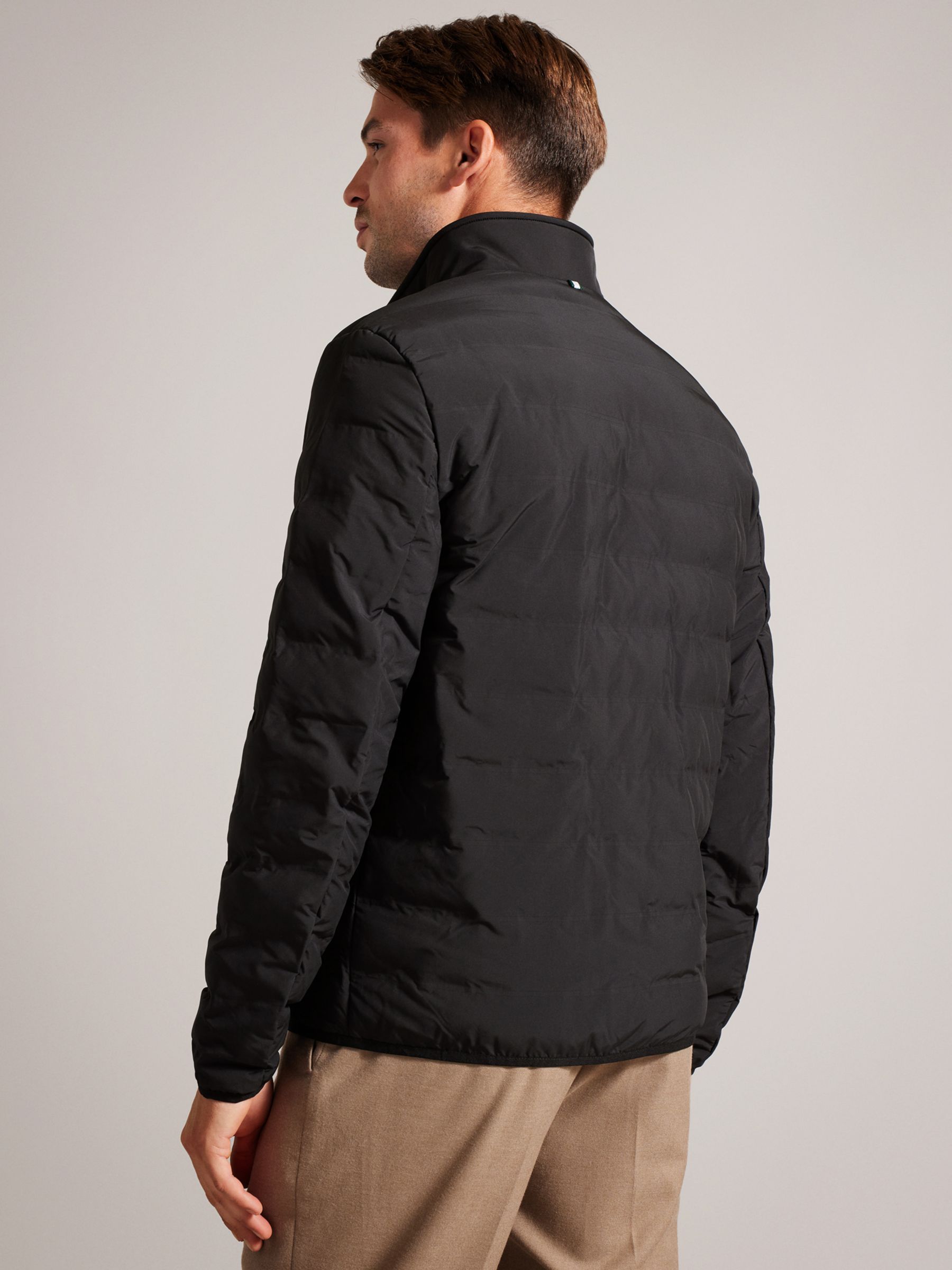 Ted Baker Tucson Welded Jacket, Black at John Lewis & Partners