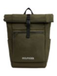 Tommy Hilfiger Monotype Rolltop Backpack, Army Green