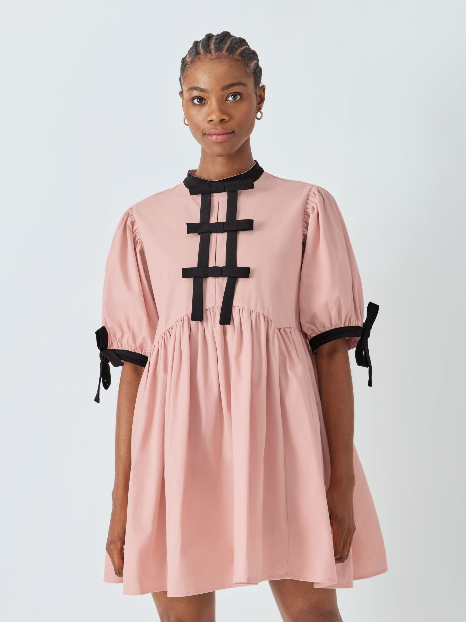 Sister Jane Belize Bow Dress, Pink at John Lewis & Partners