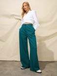 Ro&Zo Pinstripe Trousers, Green