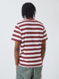 Dickies Rivergrove Striped Short Sleeve T-Shirt, Fired Brick