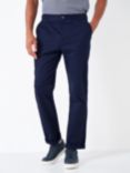 Crew Clothing Transporter Straight Trousers, Navy Blue, Navy Blue