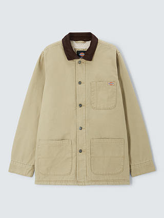 Dickies Duck Canvas Chore Coat, Stone Washed Sand