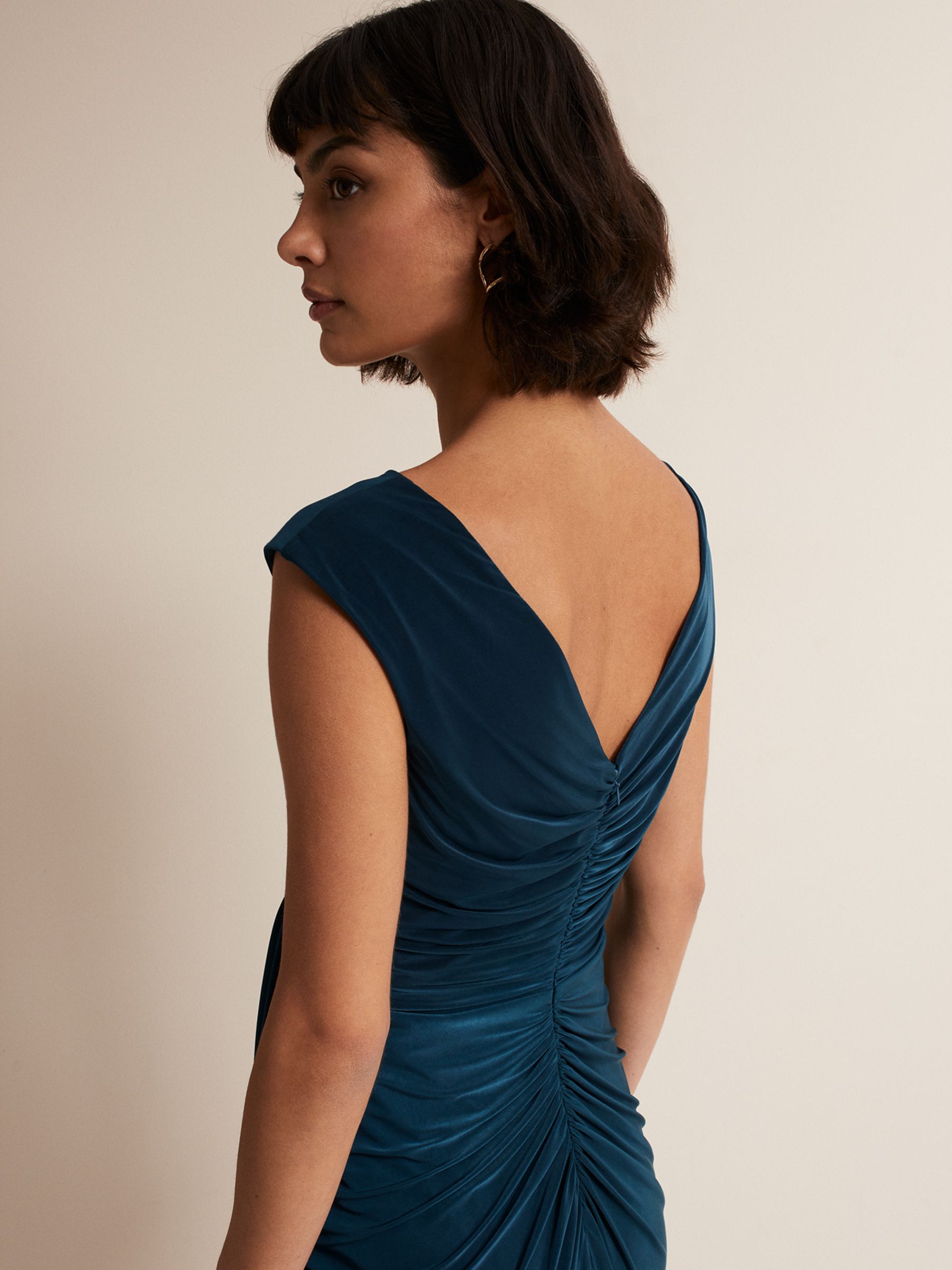 Buy Phase Eight Donna Draped V-Back Dress Online at johnlewis.com